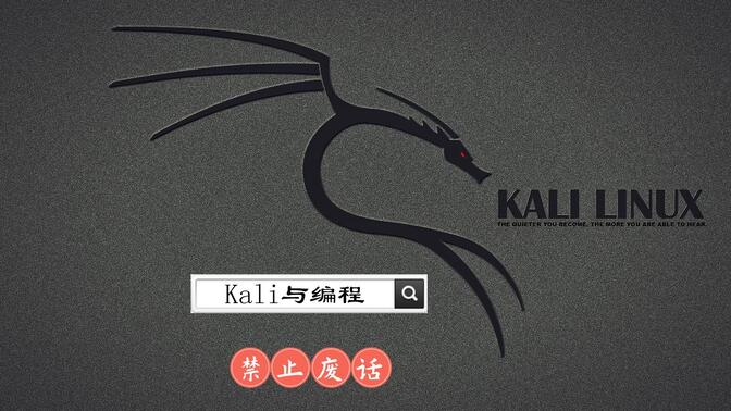 Kali与编程：黑客安全与网络攻防全程课