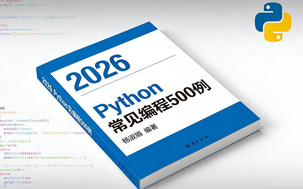 2026 python常见编程500例-连载更新_哔哩哔哩_bilibili