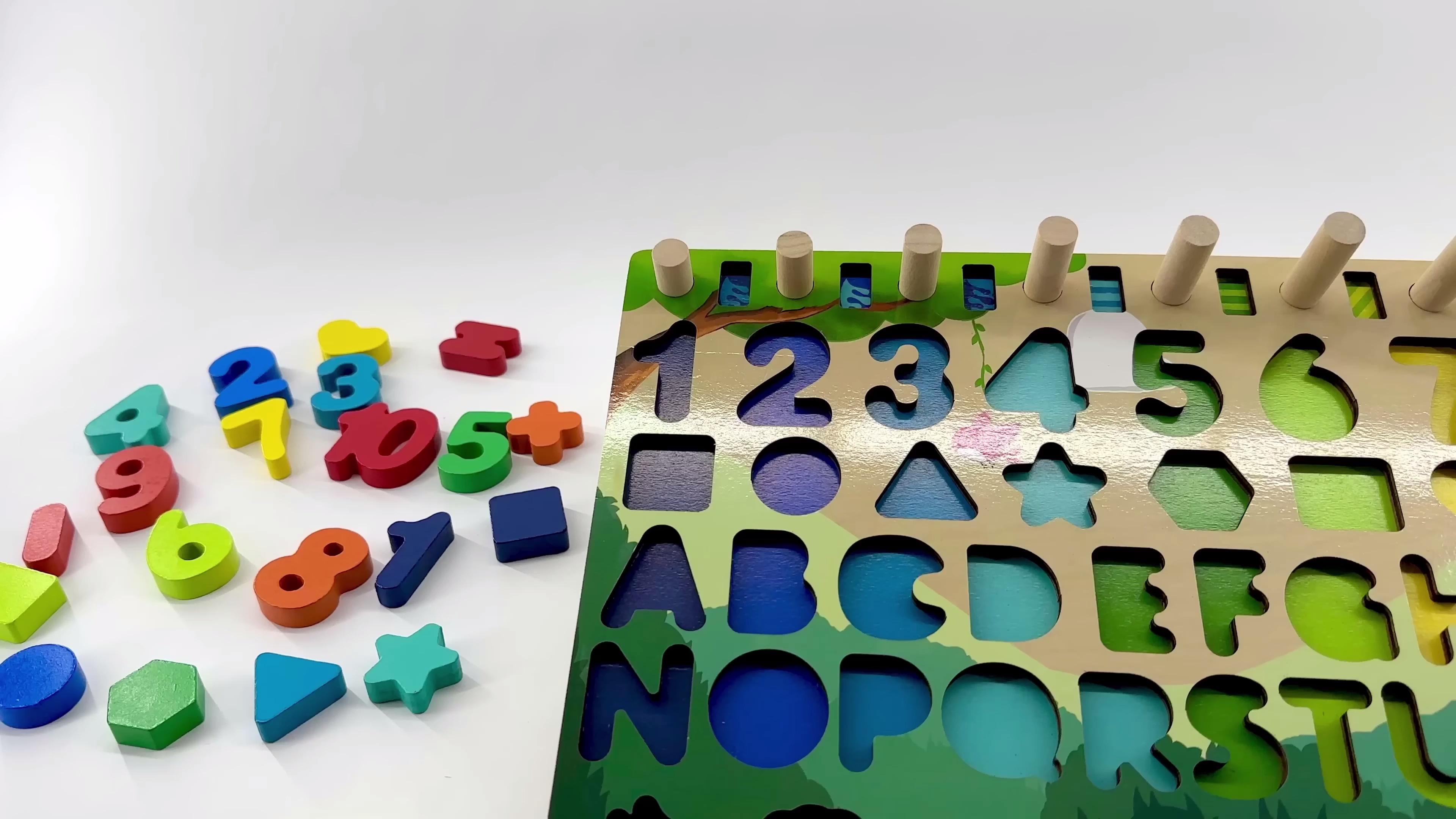 儿童益智手工游戏最佳学习ABC幼儿学习玩具视频_哔哩哔哩_bilibili