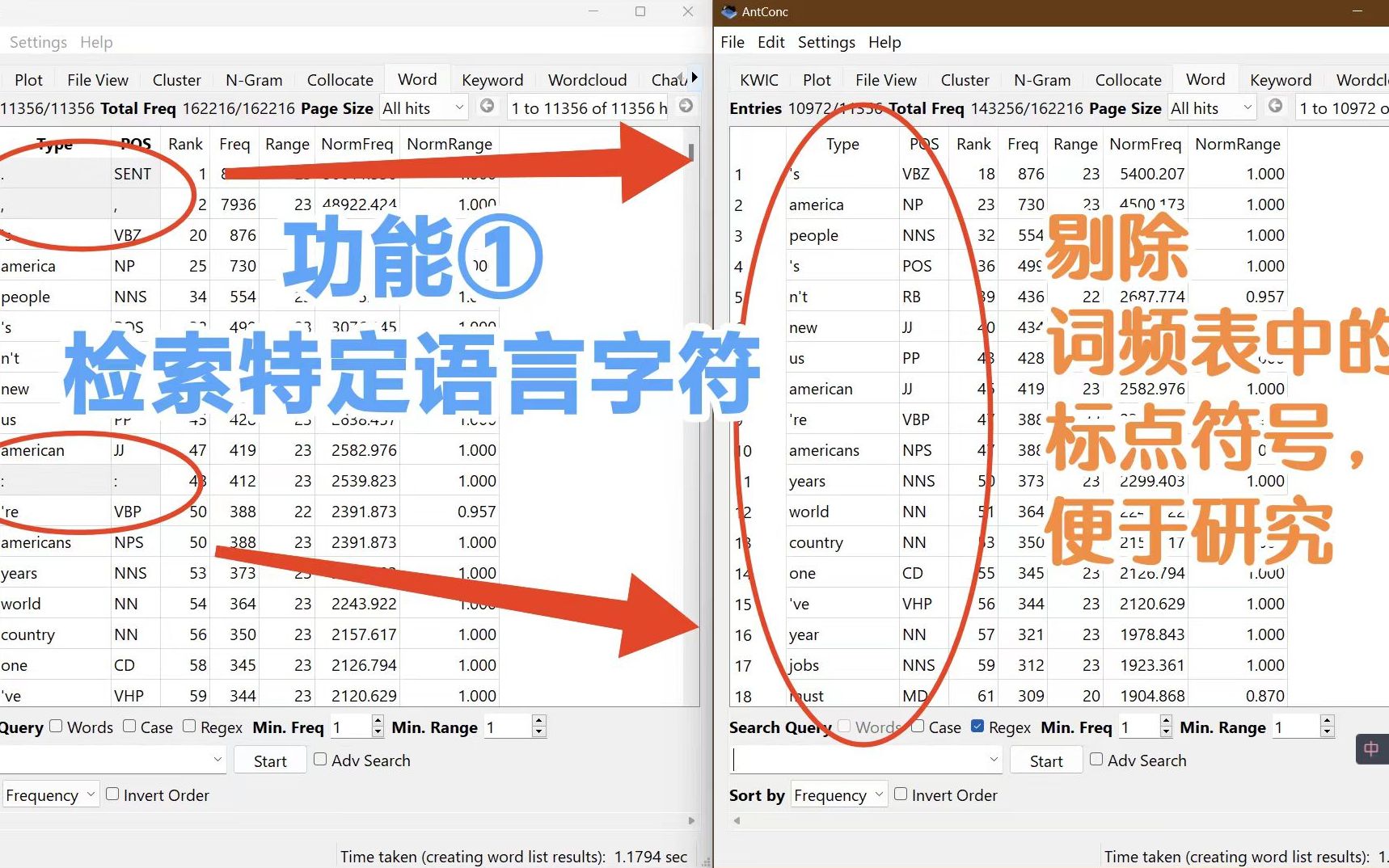 AntConc正则表达式Regex编写+操作教程_哔哩哔哩_bilibili