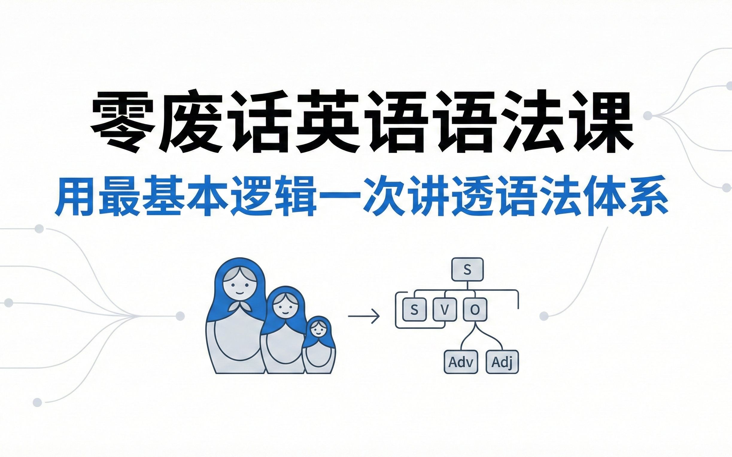 零废话英语语法课:用最基本逻辑一次讲透语法体系_哔哩哔哩_bilibili