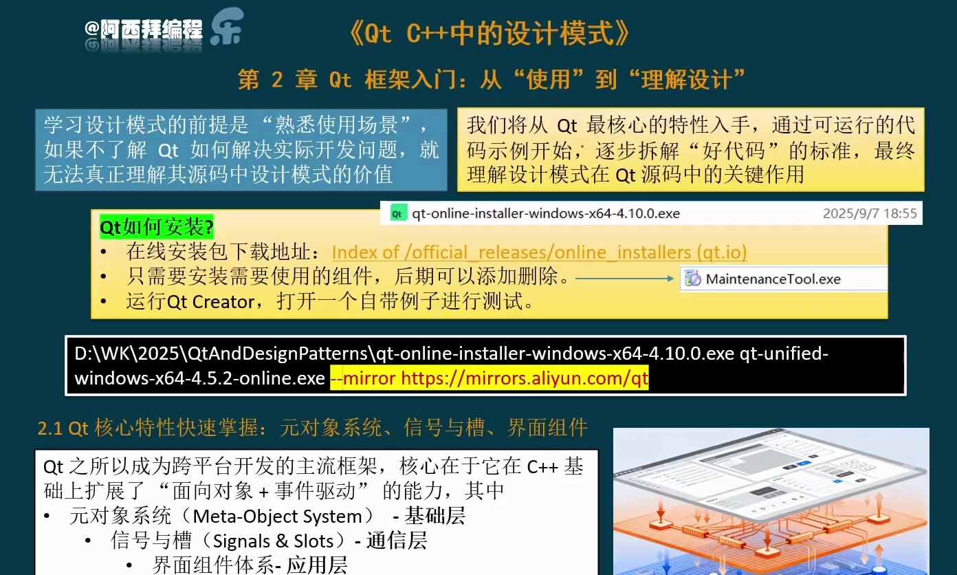 QT C++中的设计模式_哔哩哔哩_bilibili