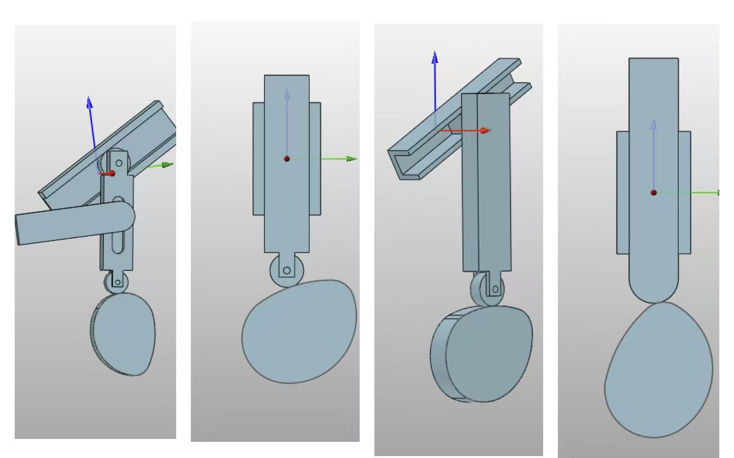 中望3d凸轮机构的建模,装配,动画制作及结构优化