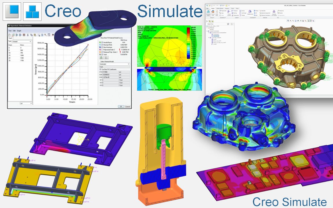 Creo Simulate 结构分析视频教程_哔哩哔哩_bilibili