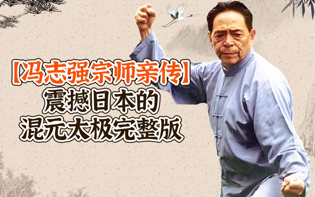 【冯志强宗师亲传】震撼日本的混元太极完整版_哔哩哔哩_bilibili